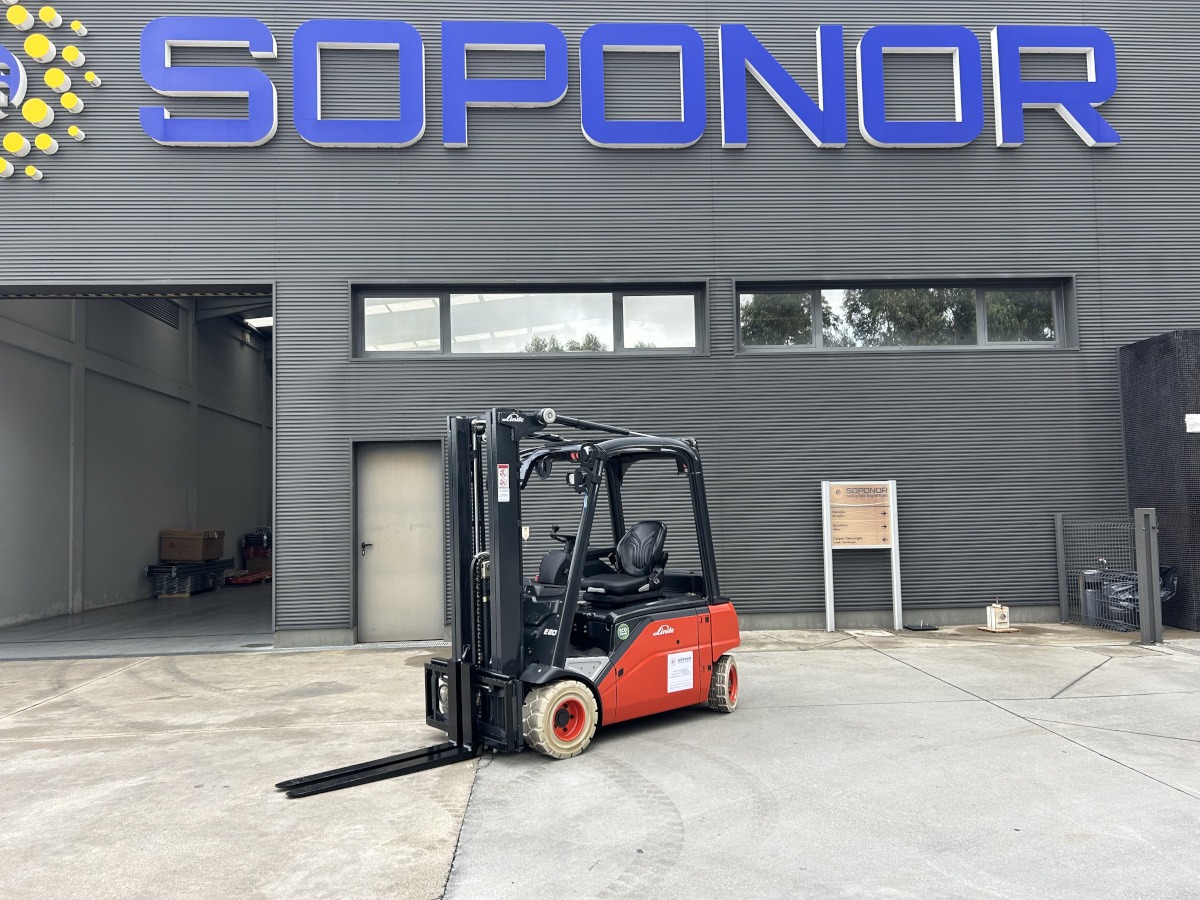 Empilhador Elétrico Linde E20PL-01 2000 Kgs